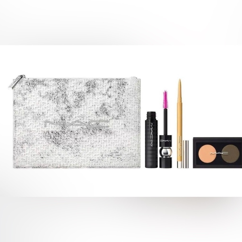MAC Cosmetics Eye Makeup Set with Black and Cream Shades